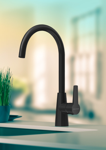 Смеситель для кухни Paulmark HOLSTEIN Ho212065-401 на мойку черный - фото 2